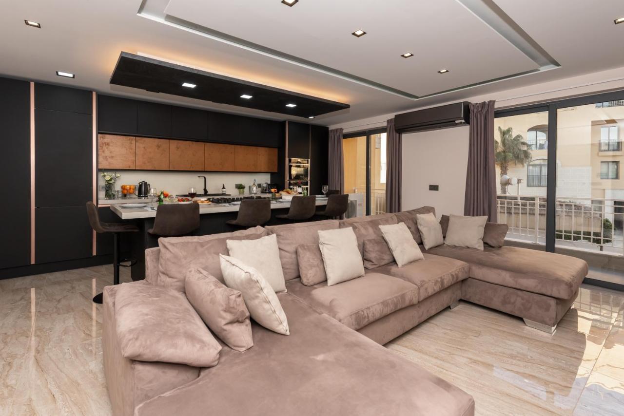 Luxury 2 Bed Apartment In The Heart Of St Julians Saint Julian's Exterior foto